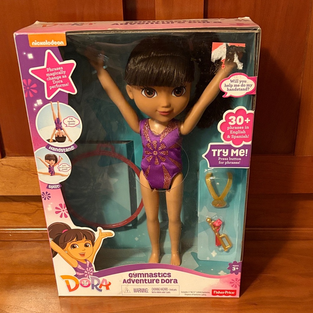 Fisher-Price Dora Gymnastics Adventure Doll - Purple Leotard